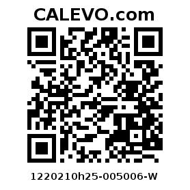 Calevo.com Preisschild 1220210h25-005006-W