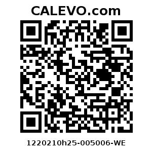 Calevo.com Preisschild 1220210h25-005006-WE