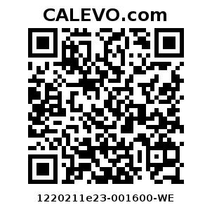 Calevo.com Preisschild 1220211e23-001600-WE