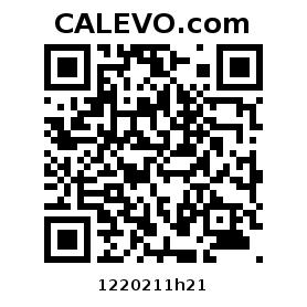 Calevo.com Preisschild 1220211h21