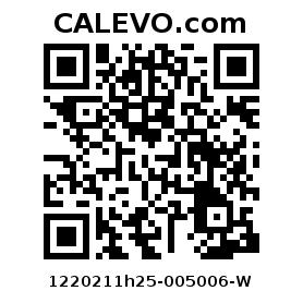 Calevo.com Preisschild 1220211h25-005006-W