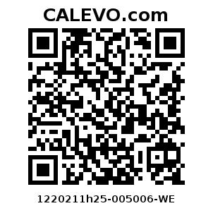 Calevo.com Preisschild 1220211h25-005006-WE