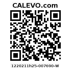 Calevo.com Preisschild 1220211h25-007690-W