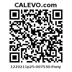Calevo.com Preisschild 1220211p25-007530-Pony