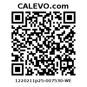 Calevo.com Preisschild 1220211p25-007530-WE