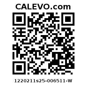 Calevo.com Preisschild 1220211s25-006511-W