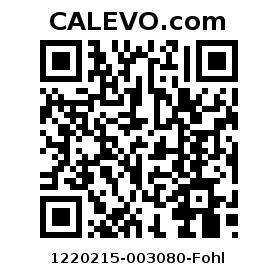 Calevo.com Preisschild 1220215-003080-Fohl