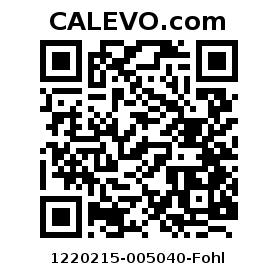 Calevo.com Preisschild 1220215-005040-Fohl