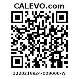 Calevo.com pricetag 1220219s24-009000-W