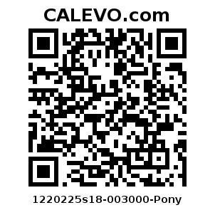 Calevo.com Preisschild 1220225s18-003000-Pony