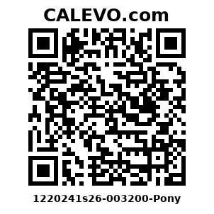 Calevo.com Preisschild 1220241s26-003200-Pony