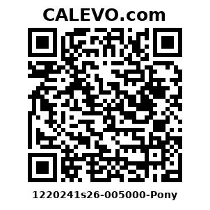 Calevo.com Preisschild 1220241s26-005000-Pony