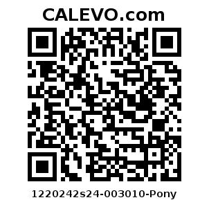 Calevo.com Preisschild 1220242s24-003010-Pony