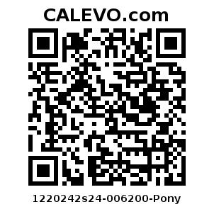 Calevo.com pricetag 1220242s24-006200-Pony