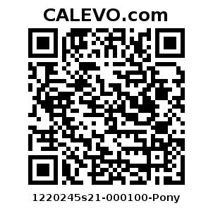 Calevo.com Preisschild 1220245s21-000100-Pony