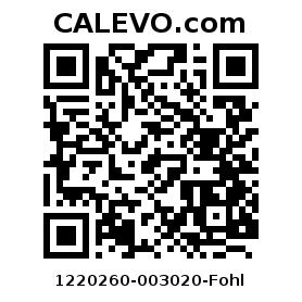 Calevo.com Preisschild 1220260-003020-Fohl