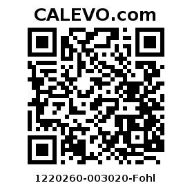 Calevo.com pricetag 1220260-003020-Fohl