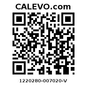 Calevo.com pricetag 1220280-007020-V