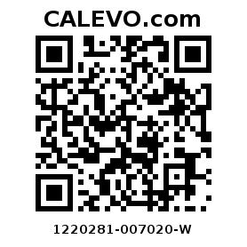 Calevo.com pricetag 1220281-007020-W