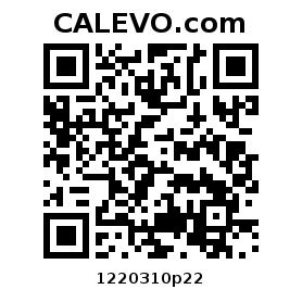 Calevo.com Preisschild 1220310p22