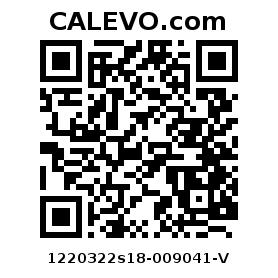 Calevo.com Preisschild 1220322s18-009041-V