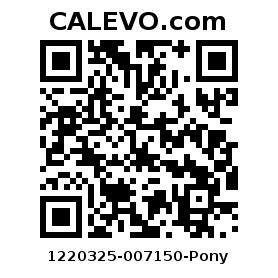 Calevo.com Preisschild 1220325-007150-Pony