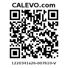 Calevo.com pricetag 1220341s26-007610-V