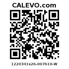 Calevo.com pricetag 1220341s26-007610-W