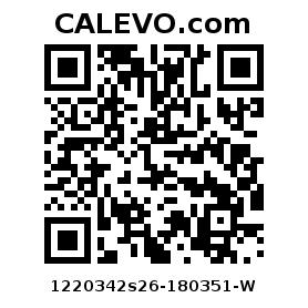 Calevo.com pricetag 1220342s26-180351-W