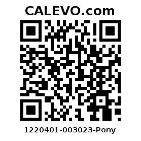Calevo.com Preisschild 1220401-003023-Pony
