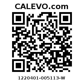 Calevo.com Preisschild 1220401-005113-W