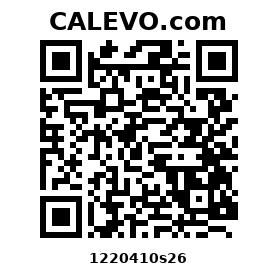 Calevo.com Preisschild 1220410s26