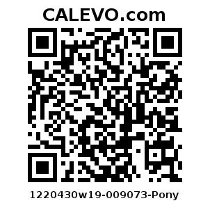 Calevo.com pricetag 1220430w19-009073-Pony