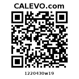 Calevo.com Preisschild 1220430w19