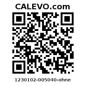 Calevo.com Preisschild 1230102-005040-ohne