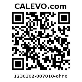 Calevo.com Preisschild 1230102-007010-ohne