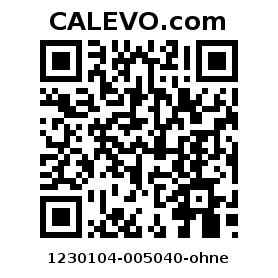 Calevo.com Preisschild 1230104-005040-ohne