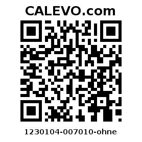 Calevo.com Preisschild 1230104-007010-ohne