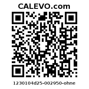 Calevo.com Preisschild 1230104d25-002950-ohne