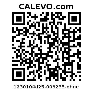 Calevo.com Preisschild 1230104d25-006235-ohne