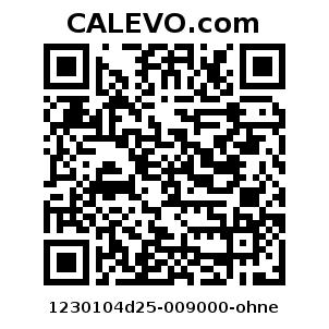Calevo.com Preisschild 1230104d25-009000-ohne