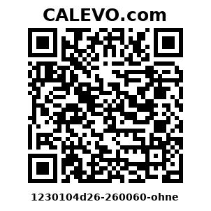 Calevo.com Preisschild 1230104d26-260060-ohne