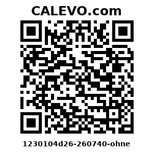 Calevo.com Preisschild 1230104d26-260740-ohne