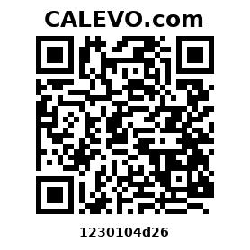 Calevo.com Preisschild 1230104d26