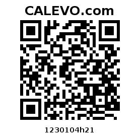 Calevo.com Preisschild 1230104h21