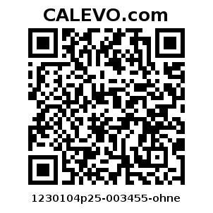 Calevo.com Preisschild 1230104p25-003455-ohne