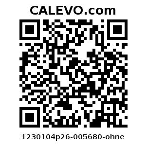 Calevo.com Preisschild 1230104p26-005680-ohne