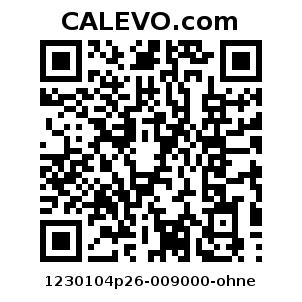 Calevo.com Preisschild 1230104p26-009000-ohne