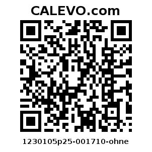 Calevo.com Preisschild 1230105p25-001710-ohne