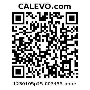 Calevo.com Preisschild 1230105p25-003455-ohne